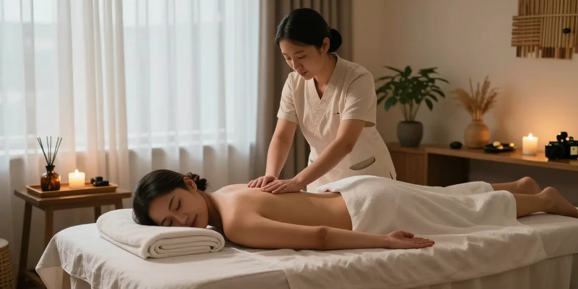 Explore 안양출장안마 with a serene massage therapy scene promoting relaxation and wellness.