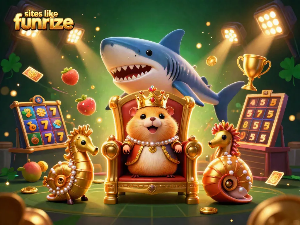 Play exciting games on sites like funrize featuring slots, jackpots, and vibrant casino elements.