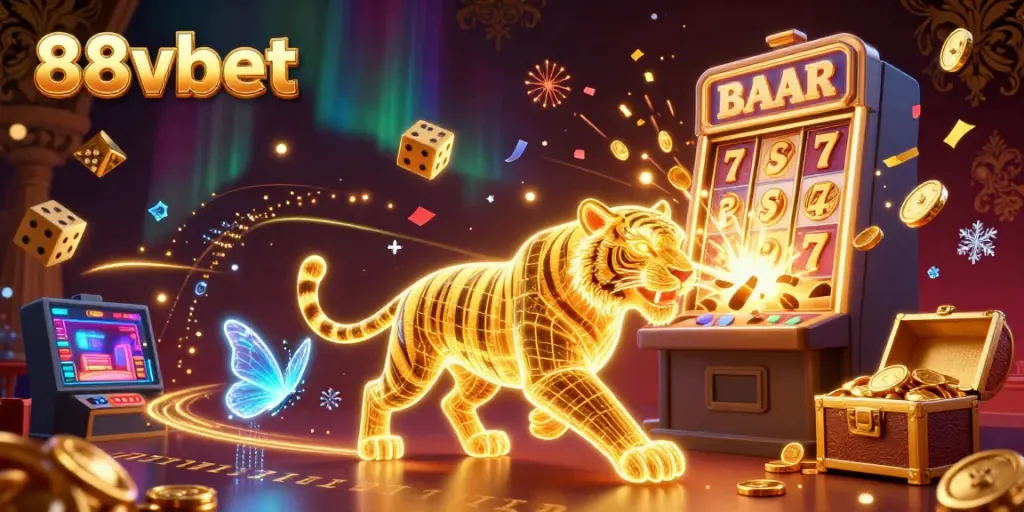 Engage with 88vbet's vibrant casino atmosphere featuring dynamic jackpot scenes and rich 3D elements