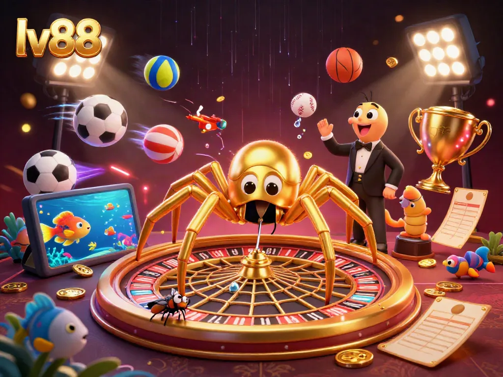 Engage in dynamic fish shooting and sports betting strategies at lv88 with captivating visuals.
