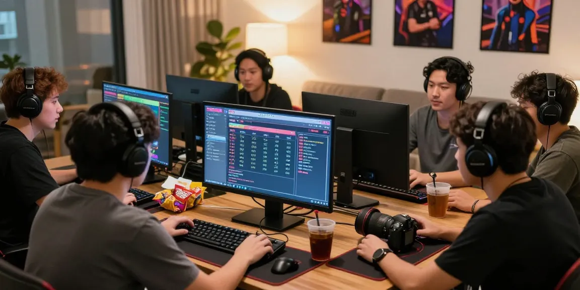 먹튀폴리스와 관련된 데이터 분석을 하고 있는 온라인 게임 환경